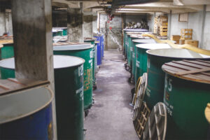 中井酒造 貯蔵風景