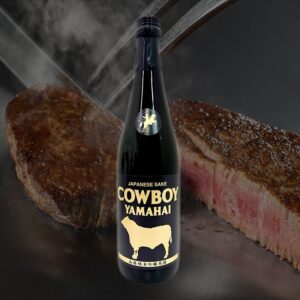 肉料理に合うお酒「Cowboy Yamahai 山廃純米吟醸原酒」