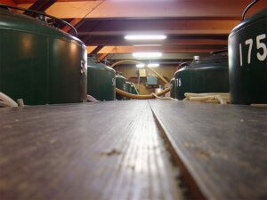 富士高砂酒造 貯蔵の様子