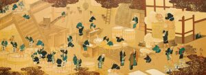 富士高砂酒造 江戸時代の酒造り絵図