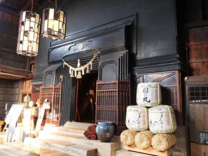 日の丸醸造 文庫蔵 入口