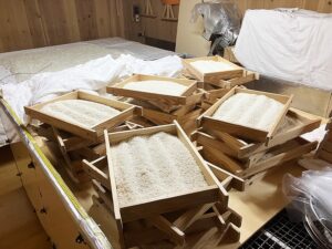 美寿々酒造 酒造りの様子