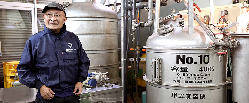 亀岡蒸留所 蒸留設備