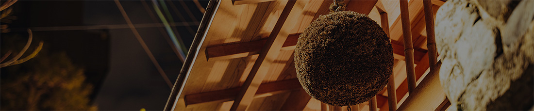 岡田屋本店 杉玉